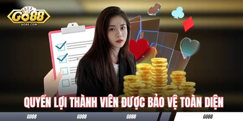 Miễn Trừ Trách Nhiệm GO88 - Điều Khoản Quan Trọng 2026 3 Quyền lợi thành viên được bảo vệ toàn diện